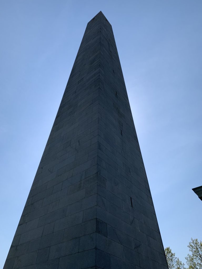 フリーダムトレイル　バンカーヒル記念塔