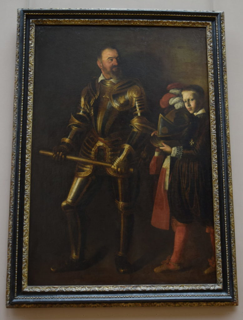 マルタ騎士団総長アロフ・ド・ビニャクールの肖像画　カラバッジョ